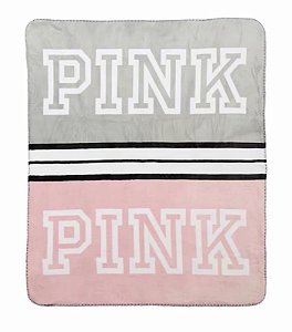 Manta Cozy Fleece Victoria’s Secret PINK – Ultra Macia e Aconchegante