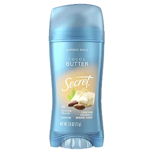 Desodorante Secret Cocoa Butter - Sólido Invisível Fresco