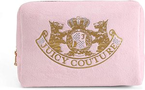 Necessaire Juicy Couture Rosa Claro - Detalhes em dourado