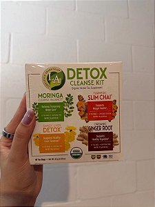 Chá Lifestyle Awareness Detox Cleanse Kit com 40 sachês