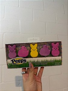 5 Bombas de Banho Peeps Aromatizadas com Marshmallow - 120g