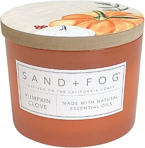Sand + Fog Vela Perfumada Cinnamon Pumpkin 2 Pavios