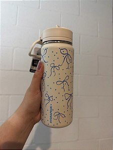 Garrafa Térmica Hydrapeak Laços Azuis - 591ML