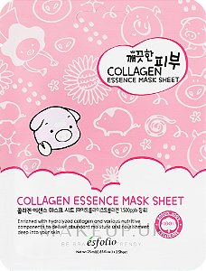 Máscara facial em folha com essência de colágeno Esfolio - UNIDADE