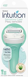 Schick Intuition Para Mulheres Com Pele Sensível com Aloe Orgânico