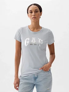 CAMISETA FEMININA GAP LOGO METÁLICO - CONFORTO E ESTILO