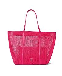 Kit Bolsa de Praia Victoria's Secret + Necessaire – Pink Signature