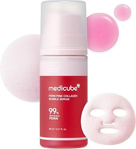 Sérum Colágeno Medicube Pdrn Rosa Efeito Bolhas Coreano 95ml
