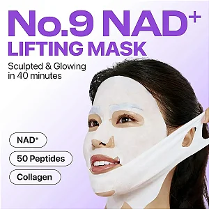 Máscara facial Numbuzin completa NO.9 NAD+ BIO LIFTING - UNIDADE