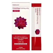 FOODOLOGY Coleology Cutting Stick Jelly (Romã) – Suplemento de Fibra Alimentar para Controle de Peso Saudável - 10 Sachê