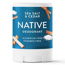 NATIVE- MINI SOLID DESODORANTE - TRAVEL SIZE - SEA SALT & CEDAR