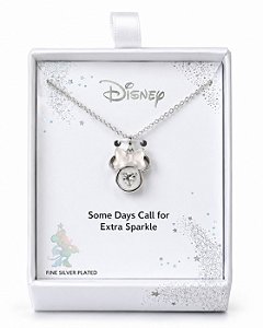 Colar Disney Minnie Mouse com Cristal e Laço