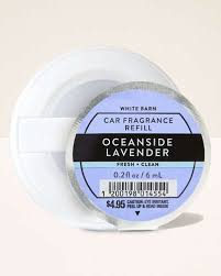 Refil de fragrância para carro Oceanside Lavender - Bath and Body Works