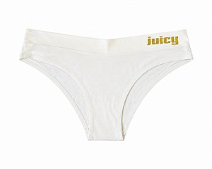 Calcinha Juicy Couture sem costura Branca - Tam:GG