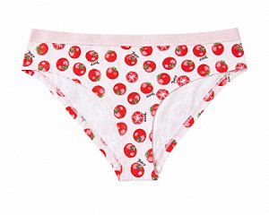 Clacinha Juicy Couture com costura Algodão Tomates - Tam: GG