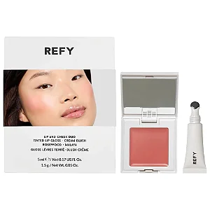 Kit Gloss e Blush Refy - Cor: Rosewood e Malaya