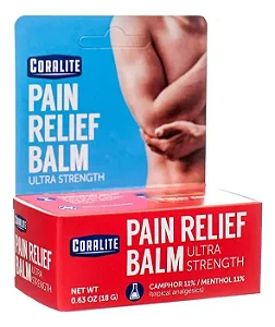 Coralite Pain Relief Balm Ultra Strength – Bálsamo Tópico para Alívio de Desconfortos