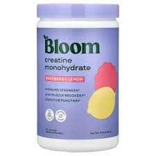 Bloom, Creatina Mono-hidratada, Framboesa e Limão, 254 g