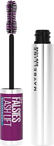 Máscara à Prova d'Água Maybelline The Falsies Lash Lift – Volumizadora, Alongadora,Efeito Lifting e Curvadora – Preto