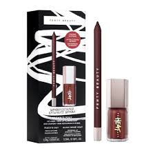 kit fenty beauty plump & play - Cor:Brown'd out / Rose amber heat