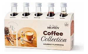 Xarope Café Monin Coffee Collection 5 Sabores X 50 ML