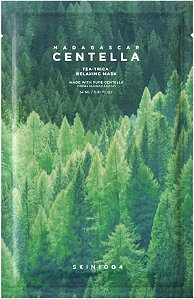 Skin1004 Máscara Facial Tea-Trica Centella Asiática e Ácido Salicílico para Purificar, Acalmar e Proteger C/1 un