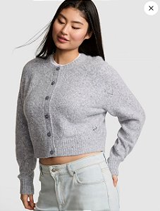 Lady Cardigan Victória's Secret Cinza - Tam: GG