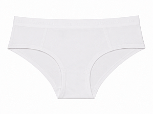 Calcinha Algodão com Costura Juicy Couture Branca - Tam:G