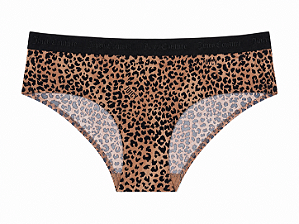 Calcinha Sem Costura Juicy Couture Animal Print - Tam:G