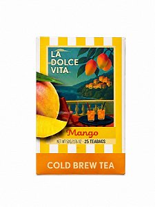 Chá Gelado La Dolce Vita Cold Brew Tea – Mango | 25 Sachês