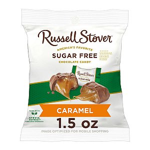 Russell Stover Sugar Free Caramel Chocolate Candy - 43G