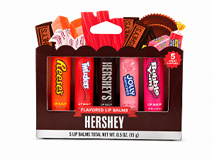 Bálsamos labiais com sabor Hershey's – 5 sabores incríveis