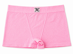Calcinha Juicy Couture Elanca Toque de Algodão Boxy Rosa - Tam:GG