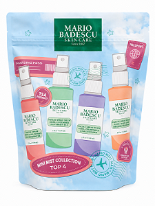 Kit Mario Badescu Mini Mist Collection Top 4 – 4 Facial Sprays 59ml Cada