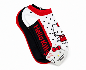 Kit Meias Femininas Hello Kitty – 6 Pares