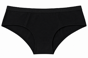 Calcinha Algodão com Costura Juicy Couture Preta - Tam:GG