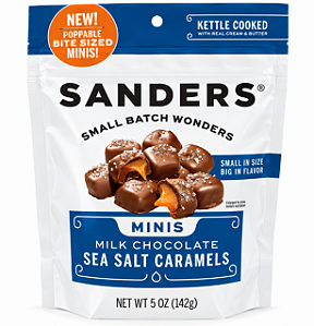 Caramelo Sanders Milk Chocolate Sea Salt – Chocolate ao Leite com Sal Marinho 198g