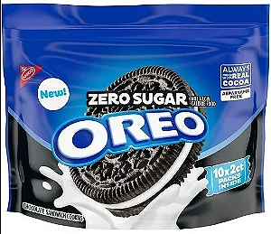 Biscoito OREO Zero Sugar Sem Açúcar – 10 Pacotes Individuais com 2 Unidades