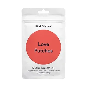 Kind Patches Love Patches – Adesivos para Bem-Estar e Vitalidade – 30 Unidades
