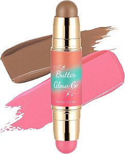 Bastão de blush e bronzeador de ponta dupla – maquiagem 2 em 1 - Physicians Fórmula - Cor: Sunkissed rose