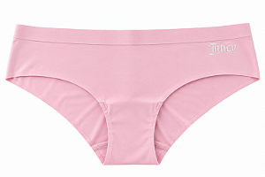Calcinha Feminina Juicy Couture Sem Costura Rosa Claro – Tam:G