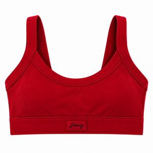 Top Esportivo Feminino Juicy Couture Vermelho com Bojo - Tam:G