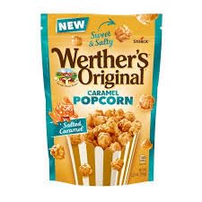 Pipoca com Caramelo Werther's - Caramelo Salgado - 150 g