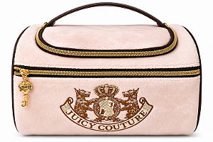 Necessaire Juicy Couture Rosa em Pelúcia
