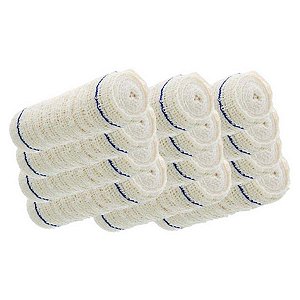 Ataduras de Crepe Orthocrem 8cm x 1,80m 13 fios Pacote com 12 unidades