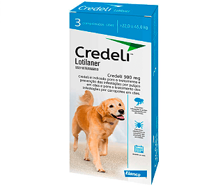 Credeli azul 22-45kg  3 comprimidos