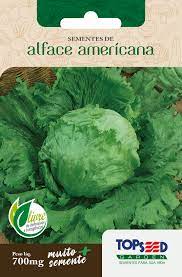 Sementes de Alface Americana Topseed