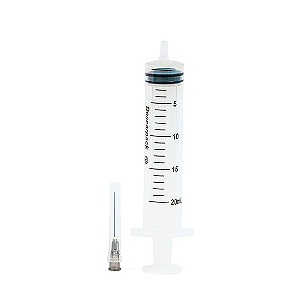 Seringa com Agulha 20mL Luer Slip La Vet 0,7x25mm