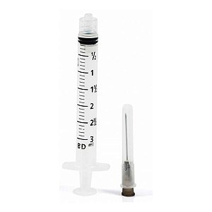 Seringa com Agulha 3 mL BD 0,70x25mm