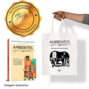 Livro "Ambientes que Inspiram" + Ecobag personalizada